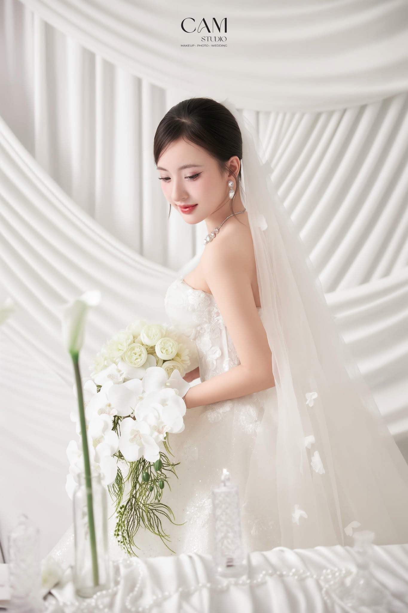 Chân dung cô dâu trang điểm tại CamStudio Hồng Lĩnh